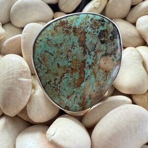 🎉SOLD🎉San Felipe Jacob Troncosa Large Turquoise Ring